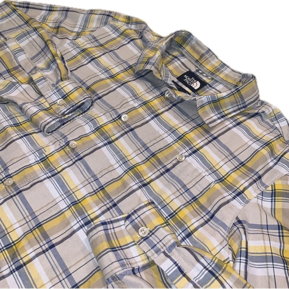The North Face Men’s Plaid Button Down Collared Lumberjack Shirt Size XL